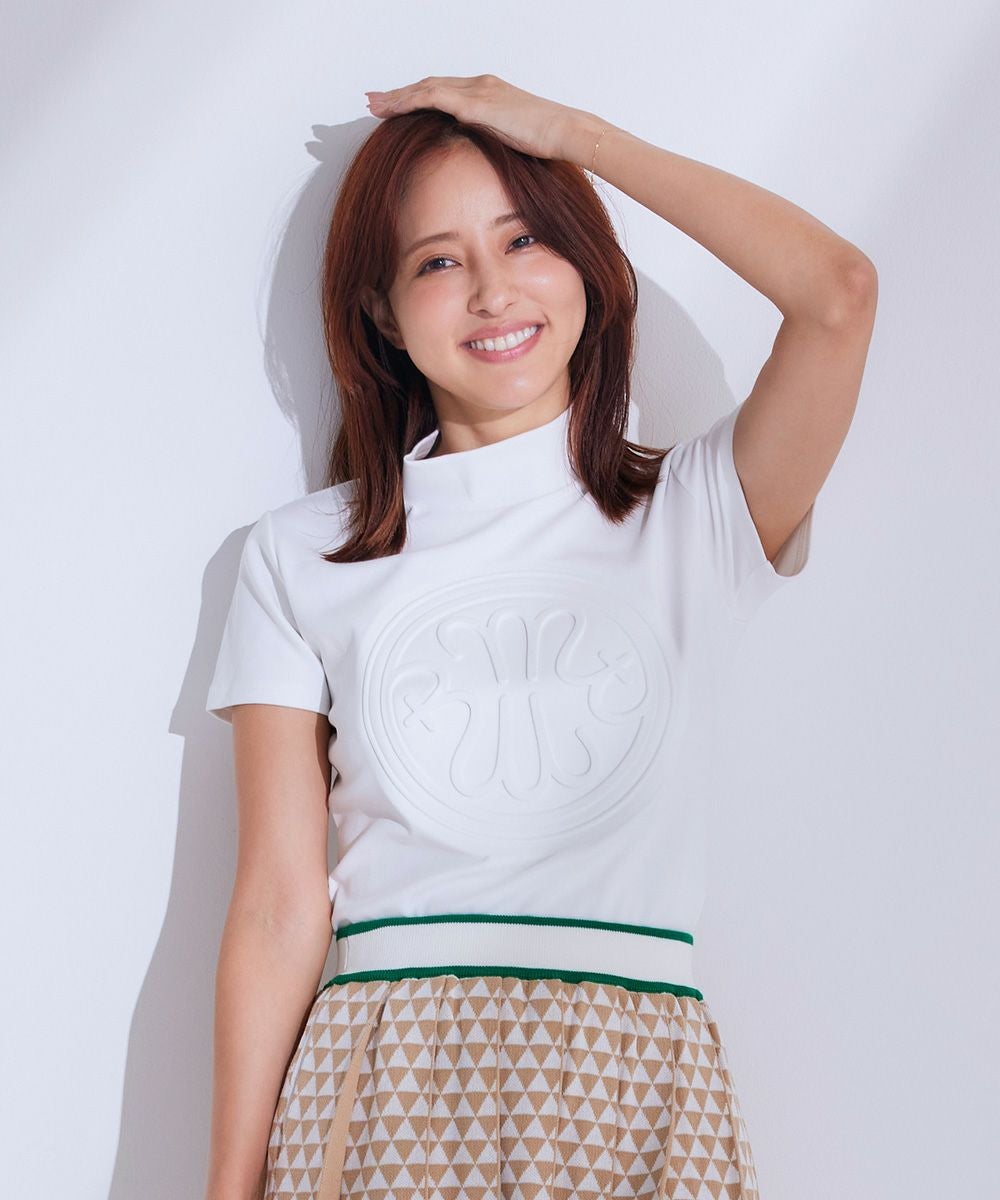 セール30％OFF】ロゴエンボスモックネックトップス | meet tree golf