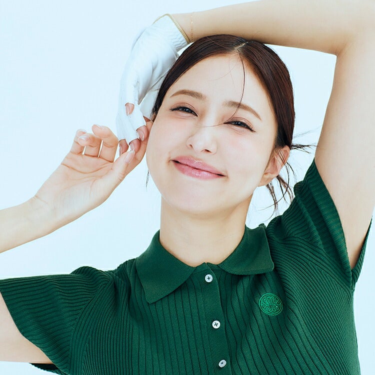 半袖 ニットポロ 【愛甲千笑美さんコラボ】 | meet tree golf